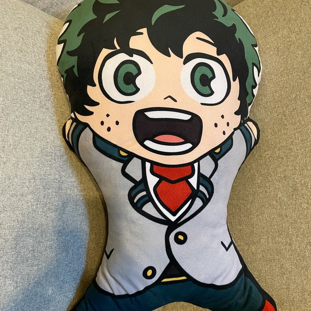 My Hero Academia Izuku Midoriya Deku Pillow Multi-Color